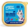Edgard & Cooper Umido Pate' Salmone e Pollo per Gatti Adulti 85 g