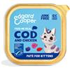 Edgard & Cooper Umido Pate' Merluzzo e Pollo per Gattini 85 g