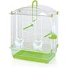 Leopet Gabbia per uccelli lara bianca big fun cm 40x27x51h