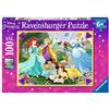 Ravensburger - Puzzle 100 Pezzi XXL Principesse Disney, Idea Regalo per Bambini 6+ Anni, Gioco Educativo e Stimolante