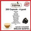 PausaCoffee 200 capsule DOLCE GUSTO Caffè, Ginseng, Orzo, Nocciola, Amaretto, Pistacchio,etc