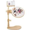 RoseFlower Punto Croce Cornice Stand, Supporto per Ricamo, Regolabile Supporto per Ricamo, Telaio Sedile per Il Ricamo Cerchio Telaio in Legno Punto Croce Rack Stand Strumenti per Cucire, Lavori Fai da Te