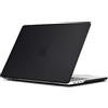 TECOOL Cover per MacBook Pro 14 Pollici M4 M3 M2 M1 Pro Max 2021-2024 (A3401 A3185 A3112 A2992 A2918 A2779 A2442), Custodia Rigida Protettiva Sottile in Plastica, Nero
