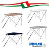 Pimar Tendalino Capottina Parasole in Alluminio Ø25 A Tre Archi 200/220 BARCA GOMMONE