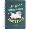Mr. Wonderful Taccuino unicorno - Da qui verrà qualcosa di fantastico