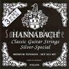 Hannabach Bass-Pack Corde per Chitarra Classica Serie 815 Medium Tension Silver, Set di Corde Basse 10x E6/Mi6, A5/La5 e 13x D4/Re4