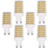 BAISHICHENG Lampadina LED G9 10W Base in Ceramica(Sostituzione della Lampada Alogena G9 100W) Lampada Non Dimmerabile 3000K Bianco Caldo 1000LM 6 Confezioni