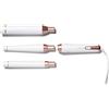 T3 Whirl Trio Ferro arricciacapelli con 3 canne intercambiabili e 5 impostazioni di calore, include canna dritta da 25 mm, canna conica da 32 mm-19 mm, e canne dritte da 38 mm