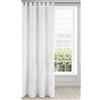 Eurofirany Lucy Voile, Tenda Trasparente con Passanti-1 unità, Camera da Letto, Soggiorno, Cucina, Poliestere, Crema, 140x250 cm