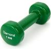 Diamond Fitness Manubrio in Vinile verde da 1 kg