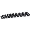 Diamond Fitness Set Manubri in Vinile da 1 a 10 kg - Totale 110 kg