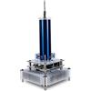 DONGKER Music Tesla Bobina Arco Plasma Generatore, Tesla Coil Altoparlante bluetooth con cavo audio, Giocattoli da desktop fai da te, Teslaspule Modello di sperimentazione per regali e decorazioni