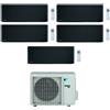 Daikin CONDIZIONATORE DAIKIN PENTA SPLIT STYLISH 7000+9000+9000+9000+15000 BTU TOTAL BLACK WIFI INVERTER 5MXM90A A+++