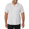 Amazon Essentials Camicia da resort da uomo in cotone con bottoni, maniche corte, a righe azzurre, M