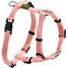 Hunter Pettorina ad H per Cani Tripoli in Nylon Rosa Riflettente, xxs-xs-torace-32-44cm