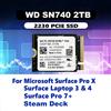 WD 2TB M.2 2230 SSD NVMe PCIe4x4 PC SN740 For Steam Deck ASUS ROG Flow X Ally Z1