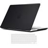 TECOOL Cover per MacBook Pro 14 Pollici M5 M4 M3 M2 M1 Pro Max 2021-2026, Custodia Rigida Protettiva Sottile in Plastica e Copritastiera UE, Nero