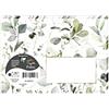 Clairefontaine 55037C - Pacco da 20 Buste stampate gommate - Formato C6 11,4x16,2cm - 120g - Collezione eucalipto Verde3 -Inviti per eventi e corrispondenza - Gamma Pollen
