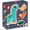 JURATOYS JANOD J05824 DINO 4 PUZZLE EVOLUTIVI DINO