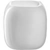 Leonardo Milano 041650 - Vaso per fiori in vetro colorato bianco, realizzato a mano, design moderno, piccolo vaso, altezza: 9,3 cm
