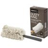 PERFETTO Spolverino Dusty King - microfibra - 3 ricambi inclusi - bianco-nero - Perfetto (unità vendita 1 pz.)