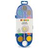 PRIMO Pastiglie Acquerelli - ø 30mm - colori assortiti - Primo - astuccio da 12 pastiglie (unità vendita 1 pz.)