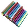 Copiel Bastoncini di Colla a Caldo, 100 Pezzi 7mm x 100mm Mini Glitter a Caldo Stick di Colla Adesivi Colorati Colla da Fusione per Artigianato DIY Arte Mestiere Sigillatura e Riparazione Rapida 10 Colori