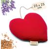 Sakito Cuscino Termico Microonde (25x25 cm) - Terapia Naturale per lo Stress e i Dolori Muscolari - Uso Caldo o Freddo - Elevata Ritenzione del Calore - Tessuto di Prima Qualità - Profumo di Lavanda