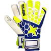 Derbystar Kids Protect Attack XP15 - Guanti da bambino, colore: Giallo/Blu navy, 4
