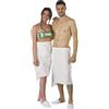 MEDICAL SUD PROFESSIONAL 4 Teli Doccia Monouso Formato Famiglia Utili In Viaggio Vacanza e Sport In Morbida Viscosa Ecologica E Biodegradabile 100% Ecofriendly Riutilizzabile Assorbente e Resistente Cm 80 x 160 Made In Italy