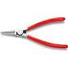KNIPEX Pinza per anelli di sicurezza per anelli di sicurezza esterni su alberi cromata rivestiti in resina sintetica 180 mm, 46 13 A2