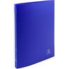Exacompta - 54162SE - 1 Raccoglitore Opak - Polipropilene Opaco 0.5 mm - 2 Anelli Tondi 15 mm - Dorso 20 mm - F.to Esterno 25x32 cm per A4 - Colore: Blu Scuro