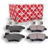 FEBI BILSTEIN Kit pastiglie freno, Freno a disco 16876 Compatibile con: ABARTH 500/595 / 695, 500C / 595C / 695C, ALFA ROMEO MITO, CITROËN NEMO Großraumlimousine, NEMO Kasten/Großraumlimousine