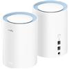 Cudy Access point Cudy M1200 Dual Band Mesh AC1200 2pz Bianco [KMCUDRXWA000004]