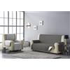 Estoralis - Copridivano AVA, 1 Posto/Relax (55 x 220 cm), proteggi divano imbottito reversibile, colore: Bianco/Taupe