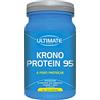 Ultimate Italia - Krono Protein 95-1kg - gusto banana - 6 fonti di proteine a rilascio graduale e 5 aminoacidi che nutrono i muscoli per ore