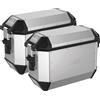 GIVI SRL Valigie moto (CP) laterali MONOKEY® Trekker Alaska in alluminio naturale, 36 lt - Givi ALA36APACK2