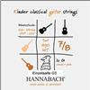 Hannabach Corde per chitarra classica, Serie 890 Chitarra ridotta, 7/8 Misura 62-64 cm - corde singole G3/Sol3