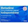 COOPER CH Betadine 200mg 10 Compresse Vaginali - Disinfettante Vaginale a Base di Povidone Iodio