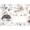 Clairefontaine 55040C - Pacco da 20 Buste stampate gommate - Formato C6 11,4x16,2cm - 120g - Collezione eucalipto Rosa 3 -Inviti per eventi e corrispondenza - Gamma Pollen
