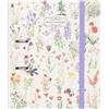 Grupo Erik Raccoglitore ad Anelli A4 Wild Flowers - Raccoglitore a 2 Anelli con Elastico e Copertina Rigida in Cartone per la Scuola e l'Ufficio | Cancelleria Wild Flowers Collection