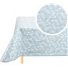 Home Direct Tovaglia in Tela Cerata plastificata Rettangolare 140 x 180cm Uovo d'anatra verde blu