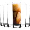 LAV 6 Pezzo Ada Highball occhiali Set - Moderno long drink di vetro Collins Bicchieri Cocktail - Ammenda Rim - 315ml