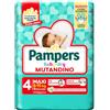 PAMPERS BABY DRY PANNOLINO MUTANDINA MAXI SMALL PACK 16 PEZZI