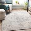 Livabliss LOLA Tradizionale Vintage Rectangle Tappeto | Grigio argento, Grigio, Avorio | 130x180cm | Soggiorno e Camera da Letto | Tessuto a Macchina Polipropilene