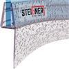 STEIGNER Guarnizione doccia, 200cm, per spessore vetro 3,5/4/ 5 mm, guarnizione semicircolare in PVC, UK04