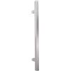 API - Maniglione quadro diritto in acciaio inox satinato per porte interne esterne serramenti e negozi (Lunghezza 1200 mm - Interasse 1000 mm)