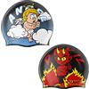 HAND SPORT Angel & Devil, Cuffia in Silicone, Cuffia Piscina, Cuffia Nuoto, Taglia Unica