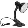 Virone LATSA Luce Lettura Con Clip E27 (lampadina non inclusa) Acciaio + Plastica Lunghezza del Cavo Circa 90 cm (Nero)