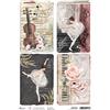 Carta di Riso Le Cigne Noir Cards A4